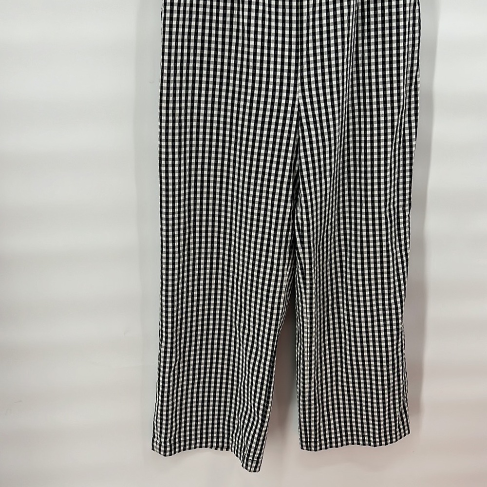 Tanya Taylor Black and White Gingham Jumpsuit - Picture 5 of 11